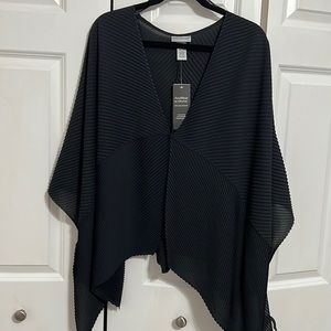 Sheer light weight poncho/shrug